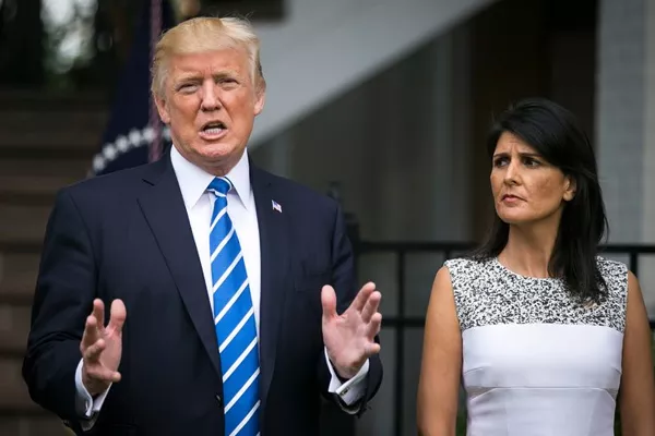 Nikki Haley resigns  US ambassador to UN Post - Sakshi