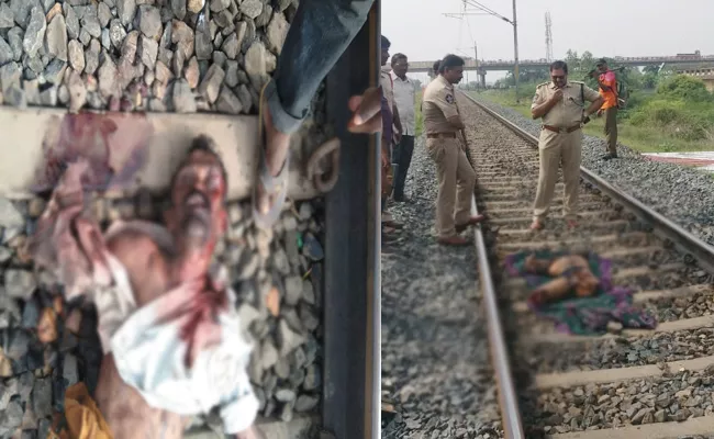 Two Dead Bodies Found On Train Track PSR Nellore - Sakshi