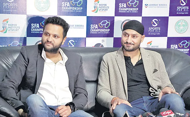 Sport is growing in the country, Harbhajan Singh - Sakshi