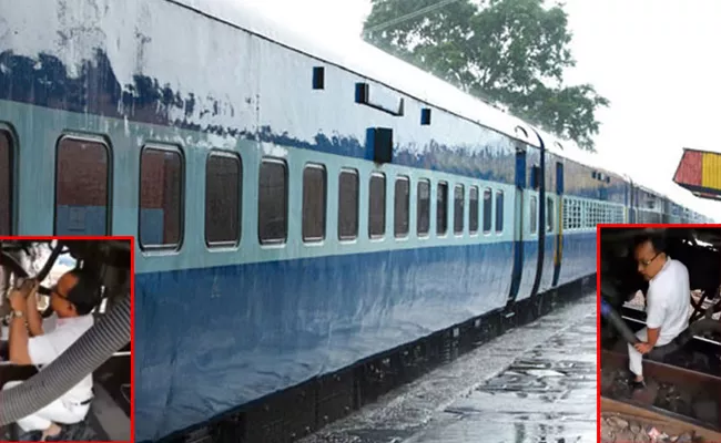 Howrah Digha express Guard escapes Accident - Sakshi