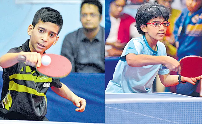 Jiten dev, Kavya won TT Titles - Sakshi