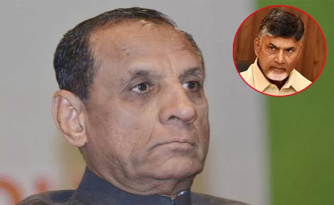 Chandrababu naidu Insults Governor ESL Narasimhan - Sakshi