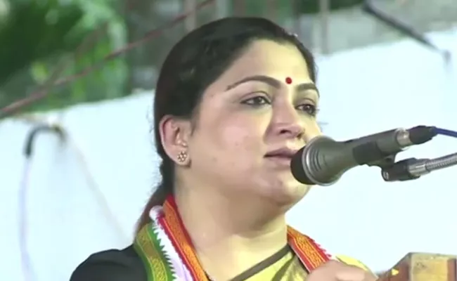 Actress Kushboo Comments On Narendra Modi - Sakshi