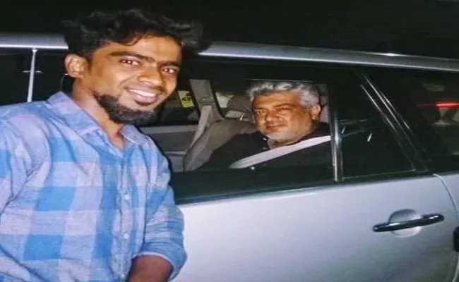 Ajith Fan Chased His Car For 18 KM To Meet Him - Sakshi