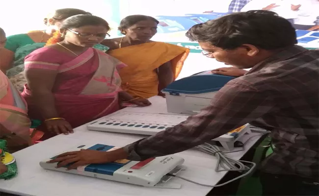 EVM And VVPATs Awareness Programme In Nizamabad District - Sakshi