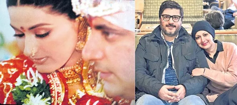 Sonali Bendre celebrates 16th wedding anniversary with Goldie Behl - Sakshi