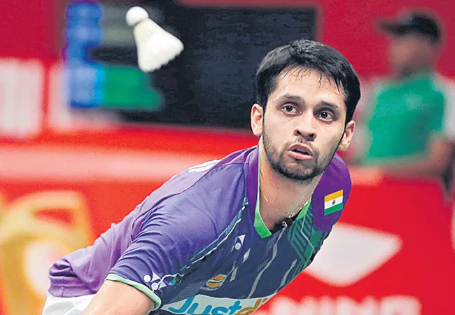 Parupalli Kashyap qualified for the draw at Badminton Tournament - Sakshi