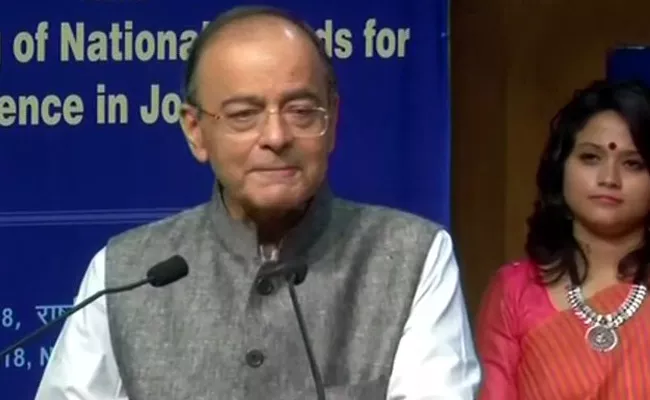 Finance Minister Arun Jaitley Speech At National Press Day Conference - Sakshi