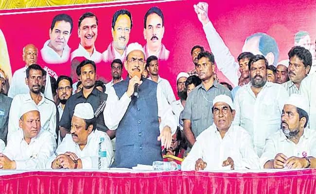 TRS Government Supported Muslim Minorities says Mahmad Ali - Sakshi