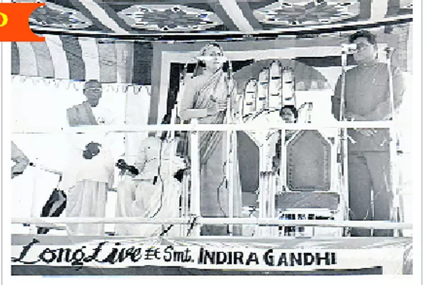 Indira Gandhi Campaign In Maktal,Mahabubnagar - Sakshi