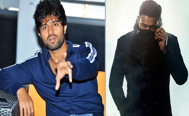 Vijay asks Prabhas for Saaho updates - Sakshi