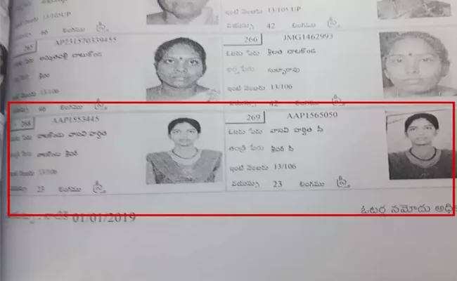 Fake And Double Voter Id Cards in YSR Kadapa - Sakshi