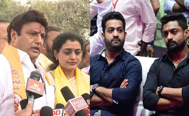 Jr NTR And Kalyan Ram Wishes To Suhasini - Sakshi