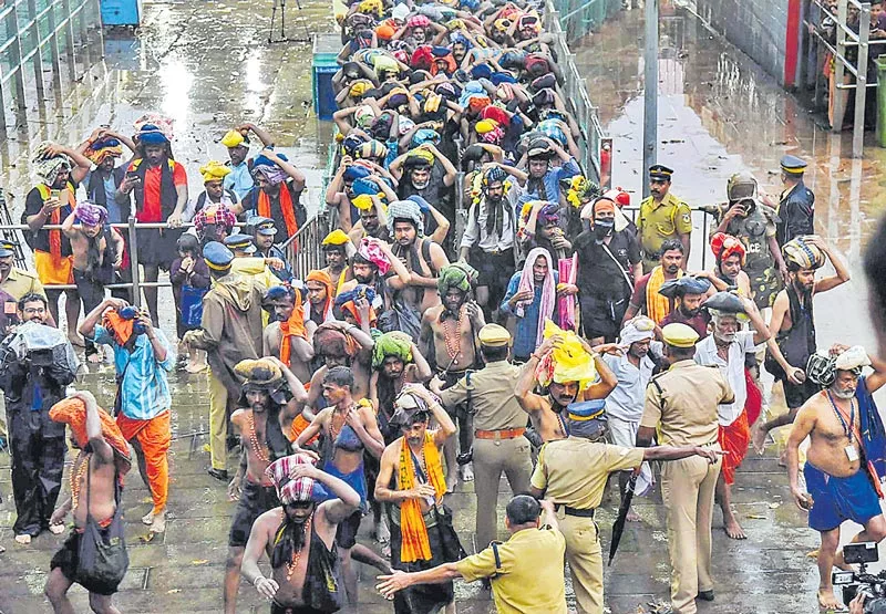 Sabarimala temple opens - Sakshi