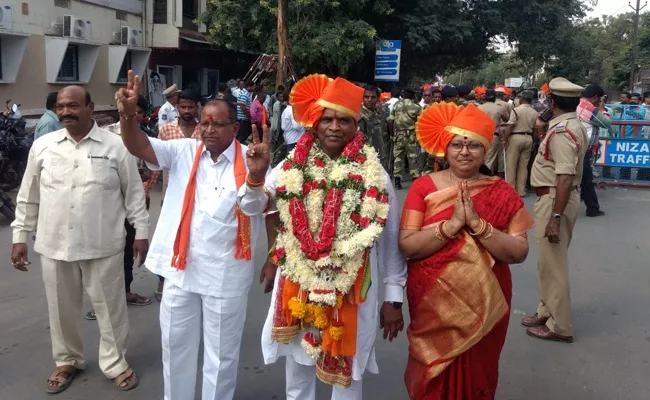 Suryanarayana Gupta COntest Form Nizamabad Urban As Rebel - Sakshi