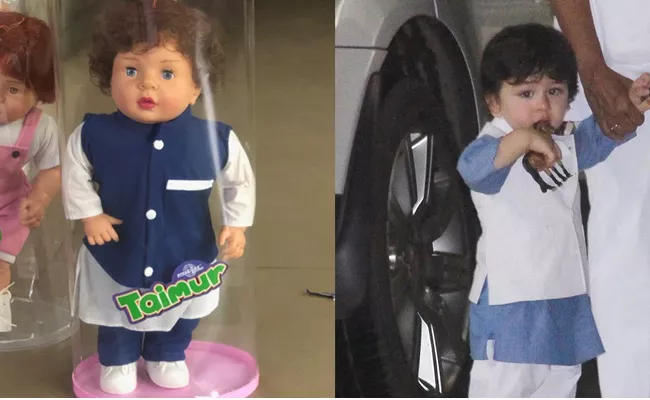 A Toy Shop In Kerala Sells Taimur Dolls - Sakshi