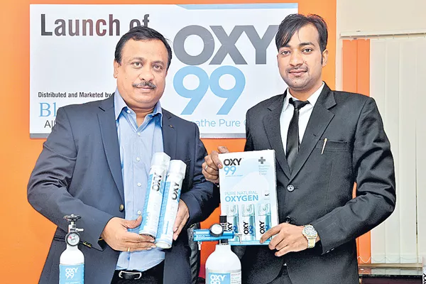 Bluewater Alkaline launches portable oxygen can - Sakshi