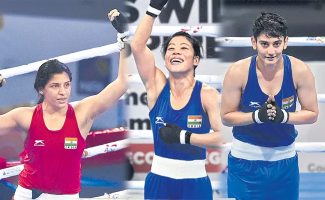 Mary Kom, others enter semi-finals of Womens World Boxing - Sakshi