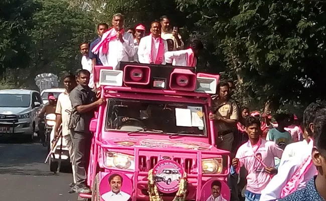 Harish Rao And Etela Election Campaign In Manakondur - Sakshi