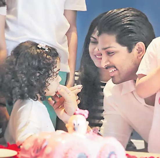 Allu Arjun Daughter Allu Arha 2nd Birthday Celebration - Sakshi