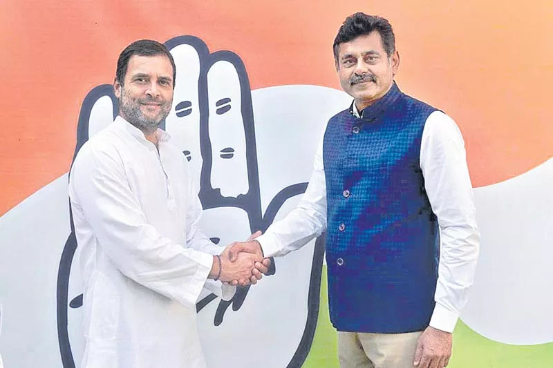 MP Konda Vishweshwar Reddy meets Rahul Gandhi - Sakshi