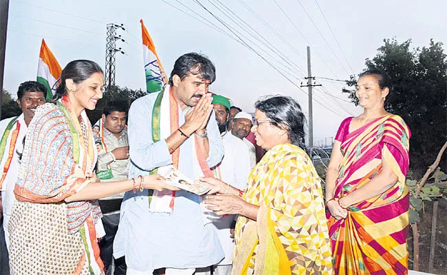 Congress Candidate Vamsichand Reddy Election Campaign - Sakshi