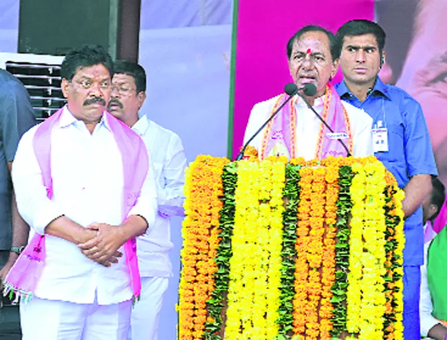 Telangana Adhoc CM KCR Meeting In Nalgonda Constituency - Sakshi