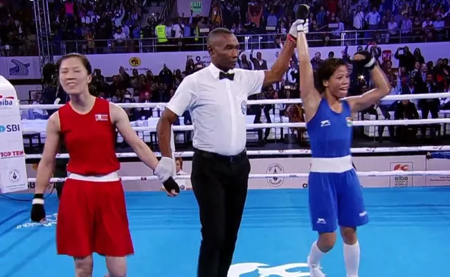 MaryKom Creates History, Clinches Record 6th World Boxing Championship Gold - Sakshi