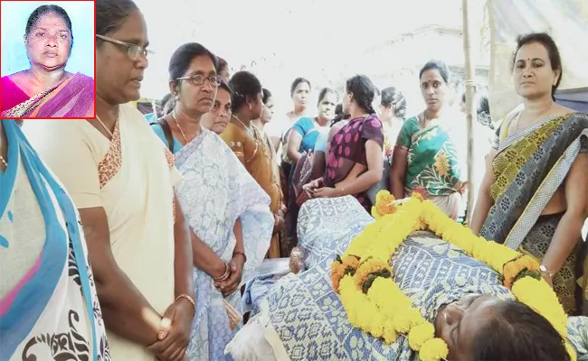 Aasha Worker Died With Heart Stroke - Sakshi