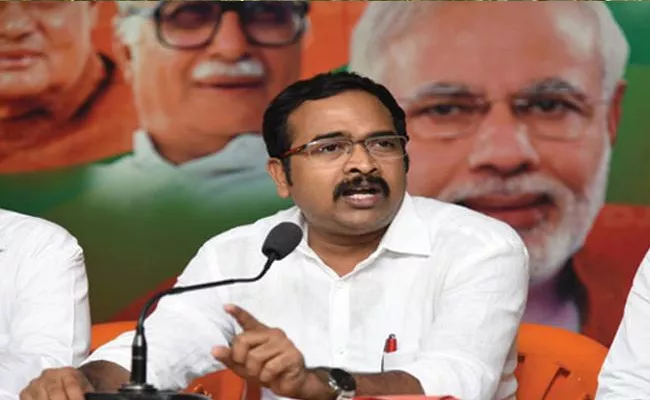 BJP Spokesperson Krishna Sagar Fires On Congress - Sakshi