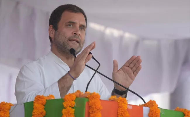 Rahul Gandhi Slams TRS And BJP In Khammam Public Meeting - Sakshi