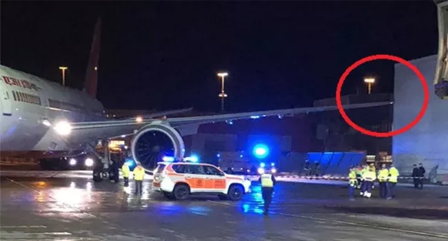 Air India plane hits wall at Stockholm airport - Sakshi