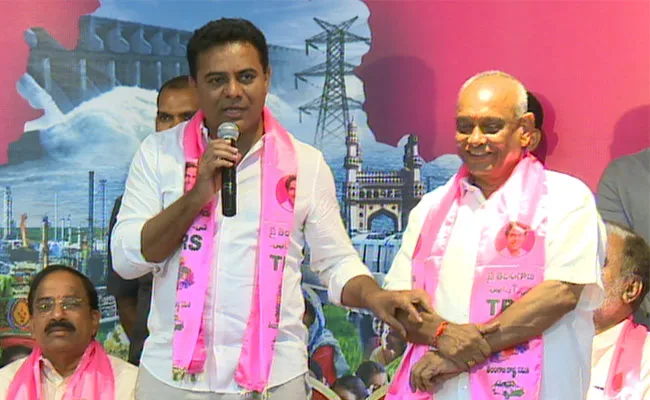 Jalagam Prasada Rao Joined In TRS Party - Sakshi