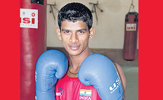 Boxer prasad win the gold medal  - Sakshi