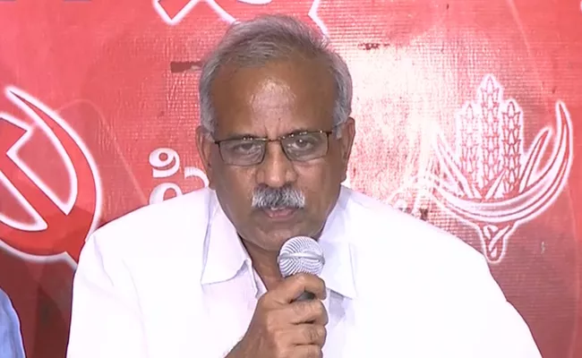 If Congress Not Interested We Will Go With Plan B Says CPI Leader Palla Venkat Reddy - Sakshi