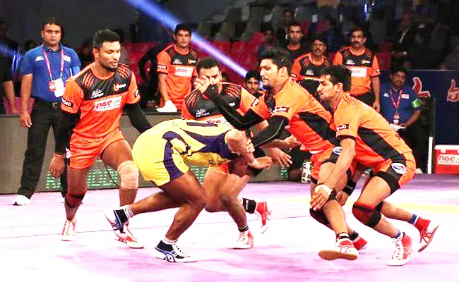 Yu Mumba team has won sixth match - Sakshi