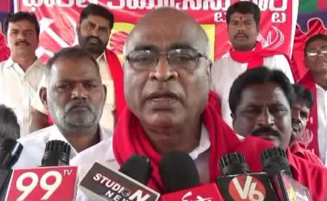 Chada Venkat reddy announces CPI constencies - Sakshi