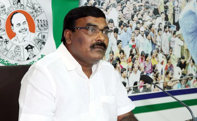 YSRCP Leader Meruga Nagarjuna Fires on Chandrababu - Sakshi