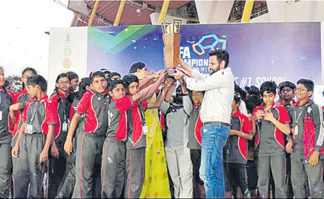 Vignan Vidyalaya won overall Championship - Sakshi