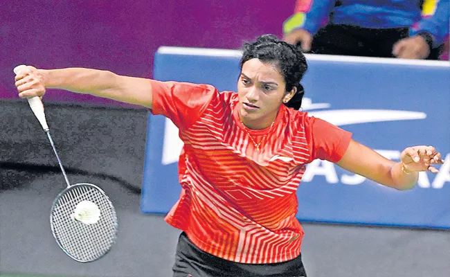 Indian badminton PV Sindhu aimed to win the international singles title - Sakshi