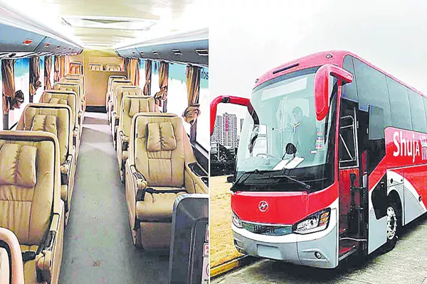 First CPEC passenger bus leaves for Kashgar from Lahore - Sakshi