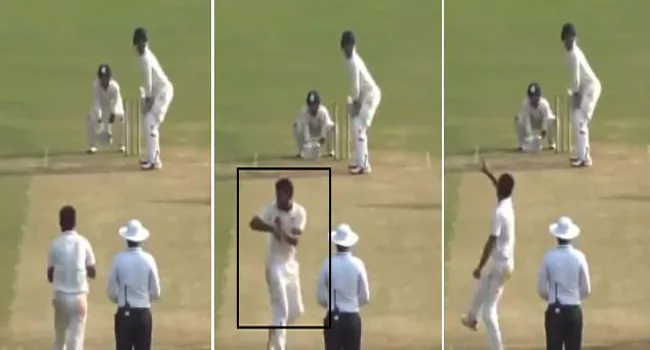 Unfair Bowler does 360 degree turn before delivering the ball - Sakshi