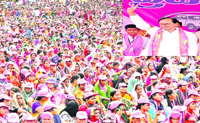 KCR Fires On Grand Alliance In Kothagudem Canvass - Sakshi