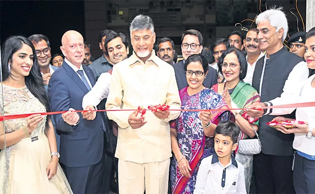 Chandrababu Naidu Novotel Hotel Inaugurated - Sakshi