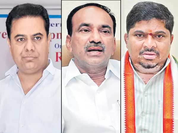 Main Leaders tough fight in Karimnagar - Sakshi