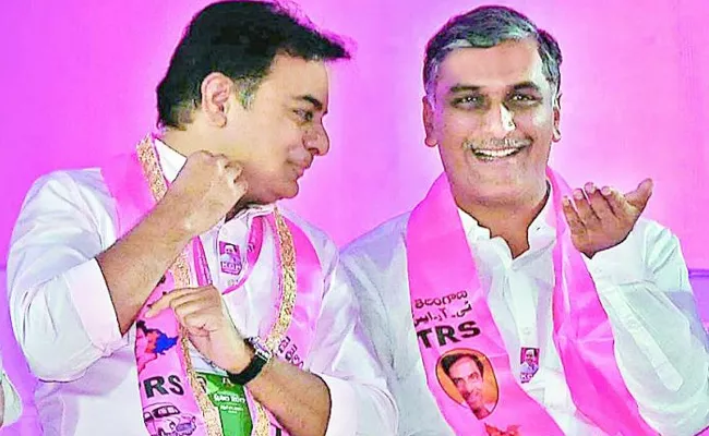 Harish Rao And Asaduddin Owaisi Says Wishes To KTR - Sakshi