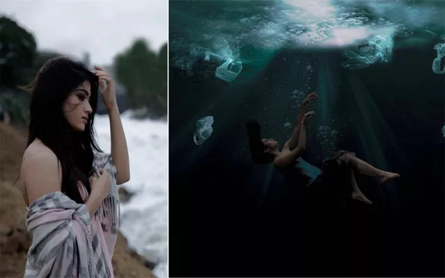 Rashmika Mandanna Underwater Photoshoot To Raise Awareness About Water Pollution - Sakshi