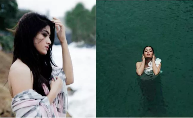 Rashmika mandanna Photo Shoot in Bellandur Pond - Sakshi