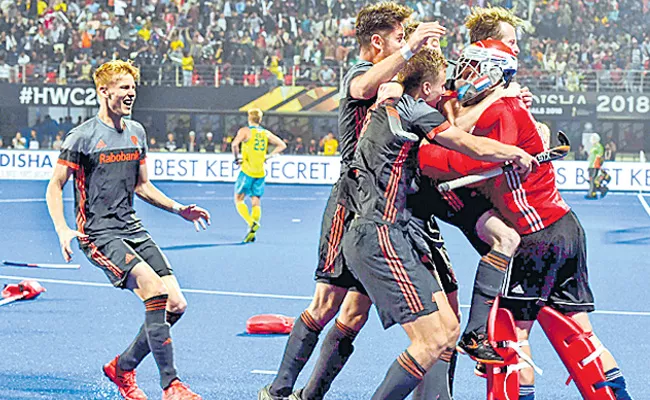 Australias hattrick in World Cup hockey tournament - Sakshi