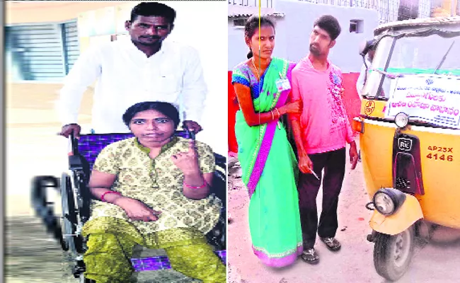 Telangana Elections 2018 Huge Response From Disabled People - Sakshi